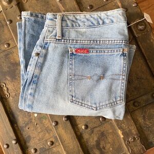 Vintage Mudd super low rise super flair light wash jeans